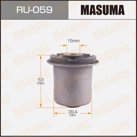 Silent block suspension bush Masuma, RU-059