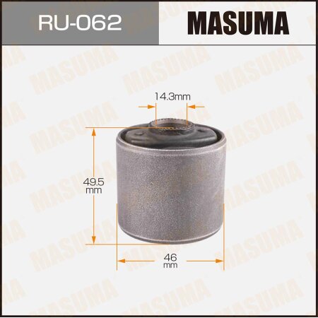 Silent block suspension bush Masuma, RU-062