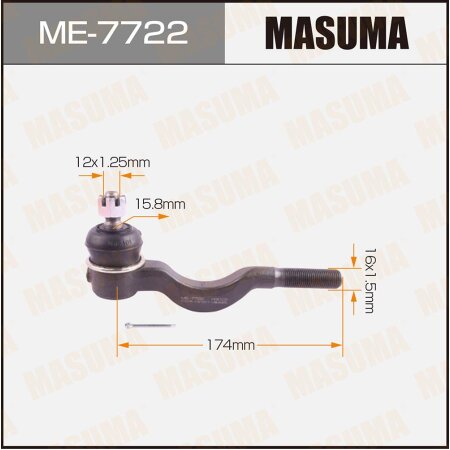 Tie rod end Masuma, ME-7722