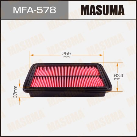 Air filter Masuma, MFA-578