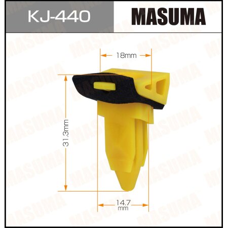 Retainer clip Masuma plastic, KJ-440