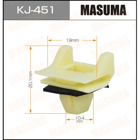 Retainer clip Masuma plastic, KJ-451