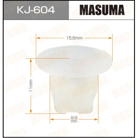 Retainer clip Masuma plastic, KJ-604