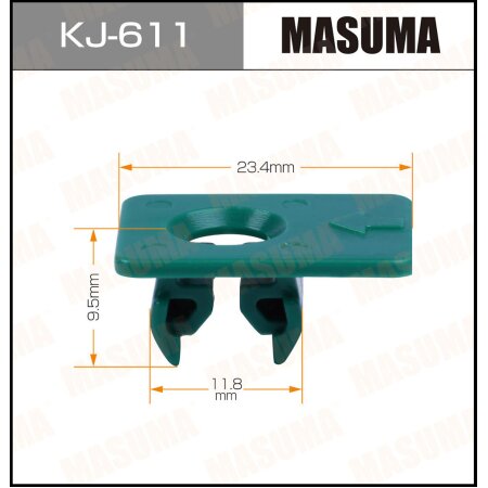 Retainer clip Masuma plastic, KJ-611