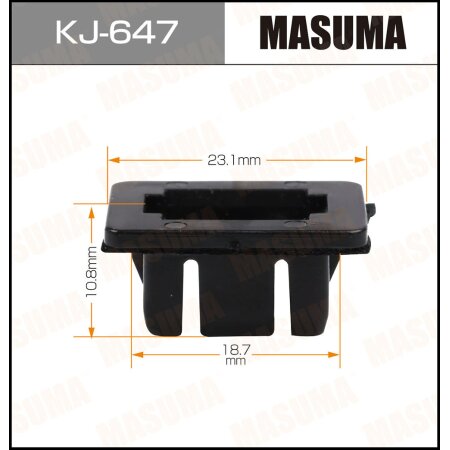 Retainer clip Masuma plastic, KJ-647