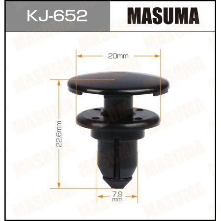 Retainer clip Masuma plastic, KJ-652