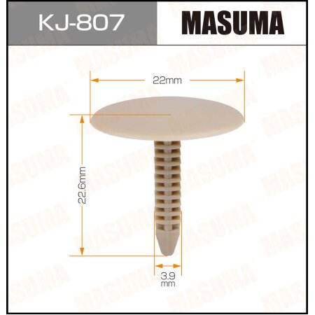 Retainer clip Masuma plastic, KJ-807
