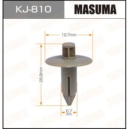 Retainer clip Masuma plastic, KJ-810