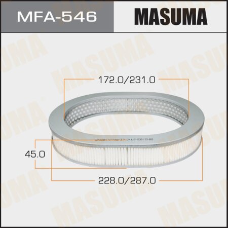 Air filter Masuma, MFA-546