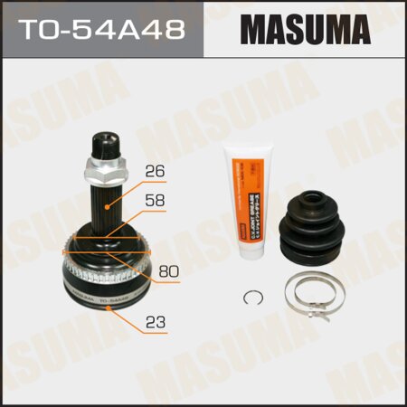 CV joint (outer) Masuma, TO-54A48