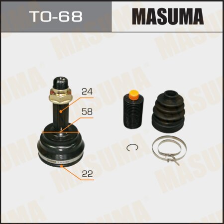 CV joint (outer) Masuma, TO-68