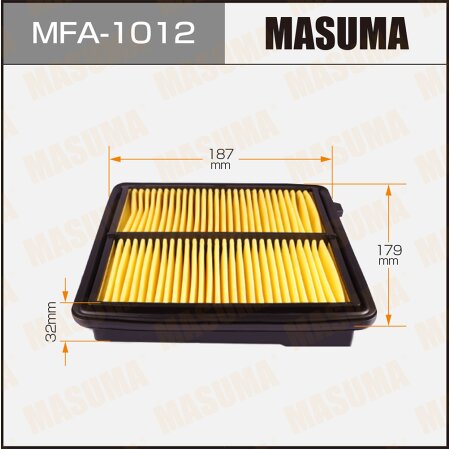 Air filter Masuma, MFA-1012