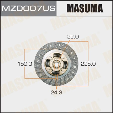 Clutch disc Masuma, MZD007US