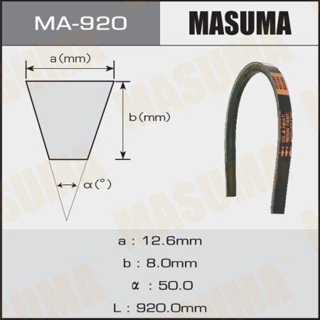 Drive V-Belt Masuma, MA-920