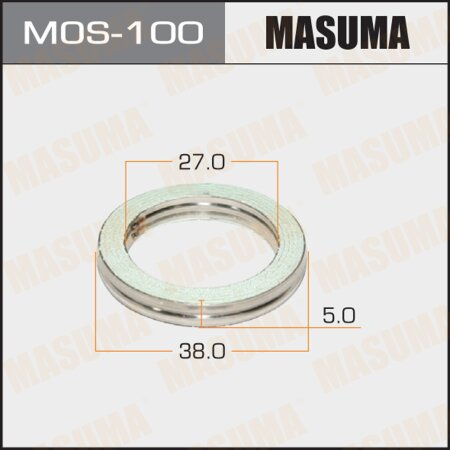 Exhaust pipe gasket Masuma 27x38 (set of 20pcs), MOS-100