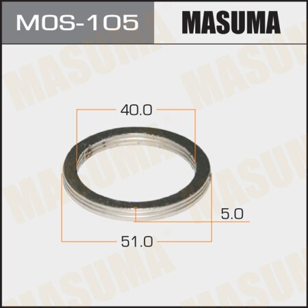 Exhaust pipe gasket Masuma 40х51 (set of 20pcs), MOS-105
