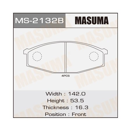 Brake pads Masuma, MS-2132