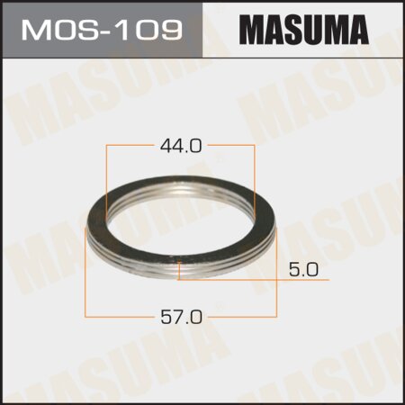 Exhaust pipe gasket Masuma 44х57 (set of 20pcs), MOS-109