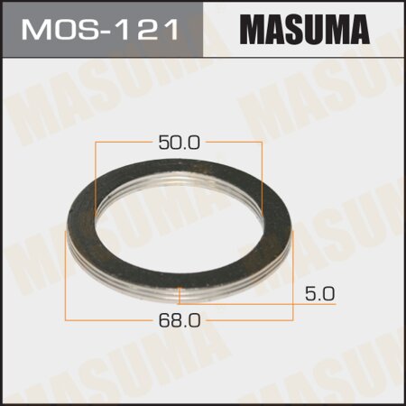 Exhaust pipe gasket Masuma 50х68 (set of 20pcs), MOS-121