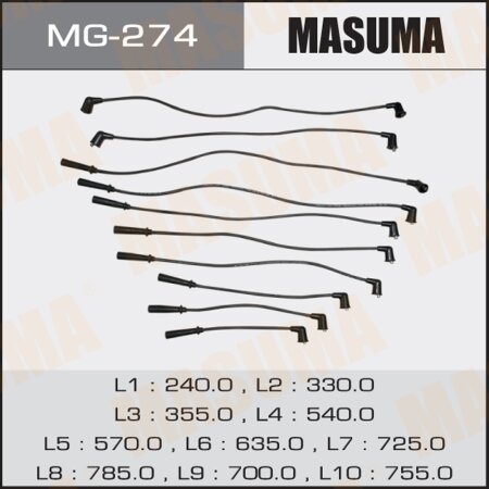 Spark plug wires kit Masuma, MG-274