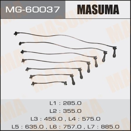Spark plug wires kit Masuma, MG-60037
