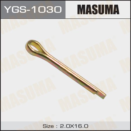 Cotter pin Masuma 2x16mm (set of 50pcs), YGS-1030