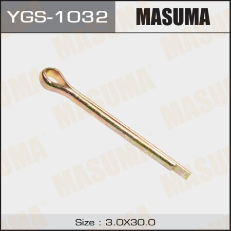 Cotter pin Masuma 3x30mm (set of 50pcs), YGS-1032
