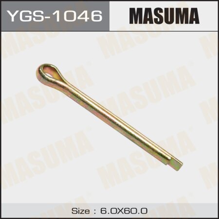 Cotter pin Masuma 6x60mm (set of 50pcs), YGS-1046