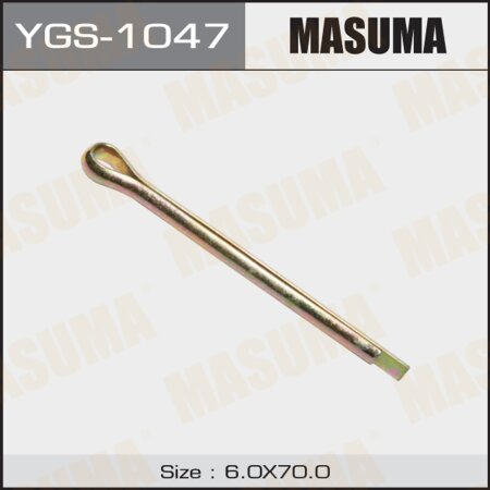 Cotter pin Masuma 6x70mm (set of 50pcs), YGS-1047