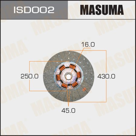 Clutch disc Masuma, ISD002