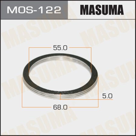 Exhaust pipe gasket Masuma 55х68 (set of 20pcs), MOS-122
