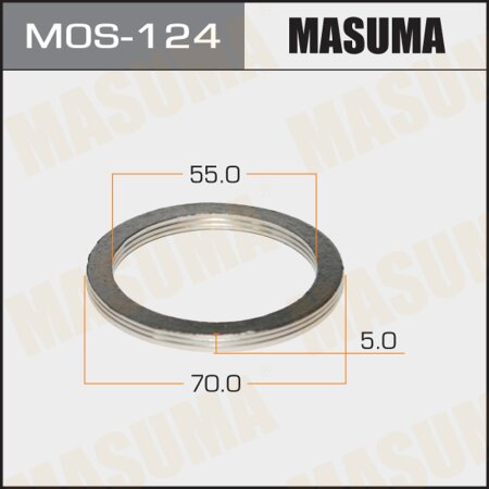 Exhaust pipe gasket Masuma 55х70 (set of 20pcs), MOS-124