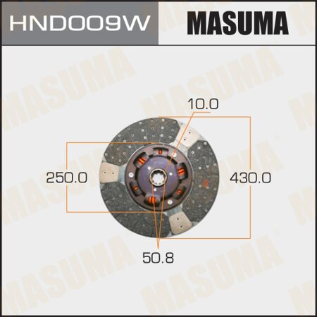 Clutch disc Masuma, HND009W