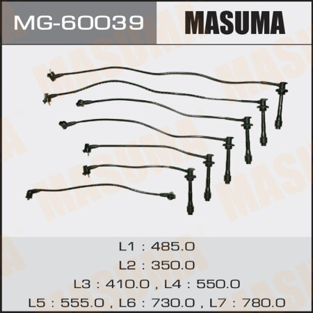 Spark plug wires kit Masuma, MG-60039