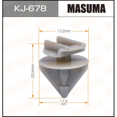 Retainer clip Masuma plastic, KJ-678