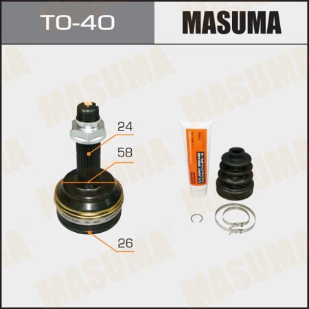 CV joint (outer) Masuma, TO-40