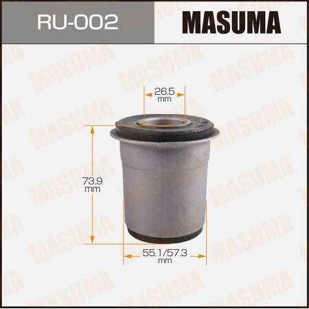 Silent block suspension bush Masuma, RU-002