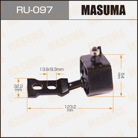 Exhaust pipe support Masuma, RU-097