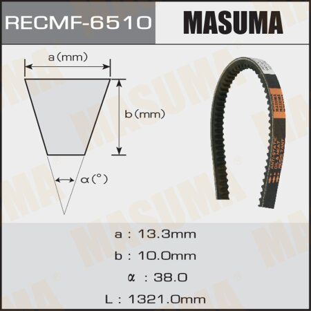 Drive V-Belt Masuma, 13x1321 mm, 6510