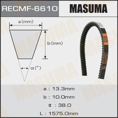 Drive V-Belt Masuma, 13x1575 mm, 6610