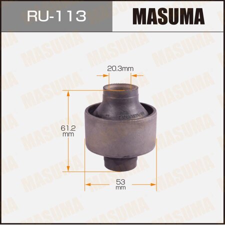 Silent block suspension bush Masuma, RU-113