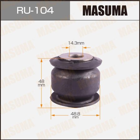 Silent block suspension bush Masuma, RU-104