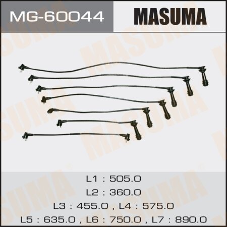 Spark plug wires kit Masuma, MG-60044
