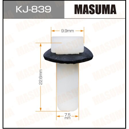 Retainer clip Masuma plastic, KJ-839