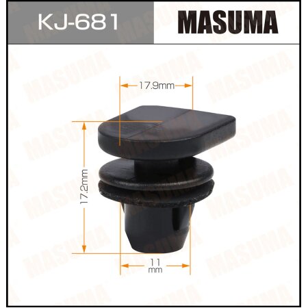 Retainer clip Masuma plastic, KJ-681