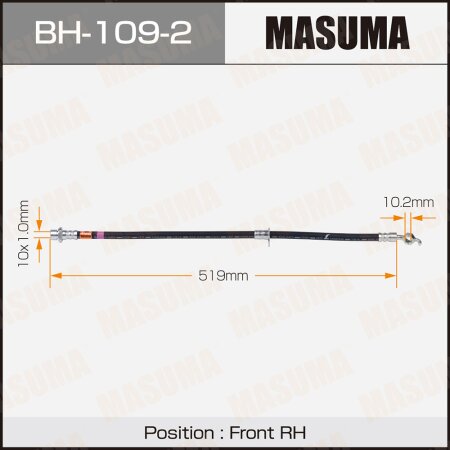 Brake hose Masuma, BH-109-2