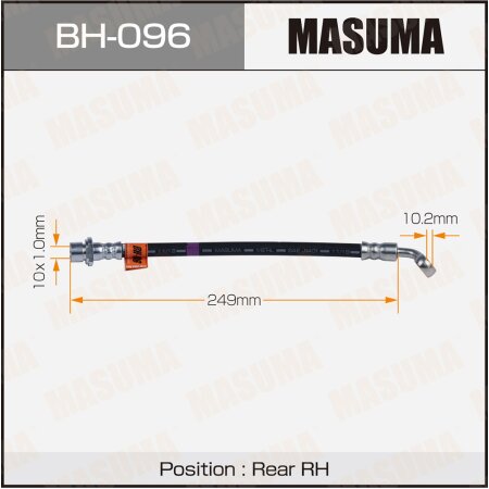 Brake hose Masuma, BH-096