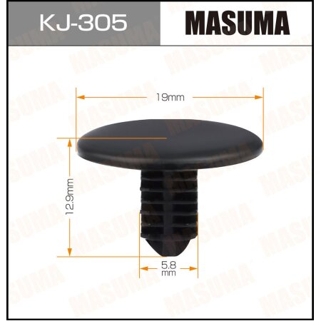 Retainer clip Masuma plastic, KJ-305