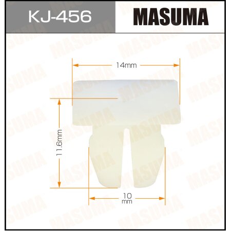 Retainer clip Masuma plastic, KJ-456