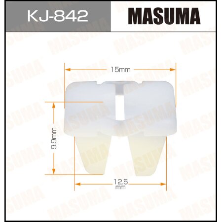 Retainer clip Masuma plastic, KJ-842